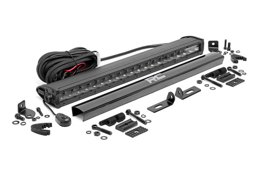 LED Light Kit | Bumper Mount | 20" Black Single Row | Ford Ranger (19-23) Rough Country