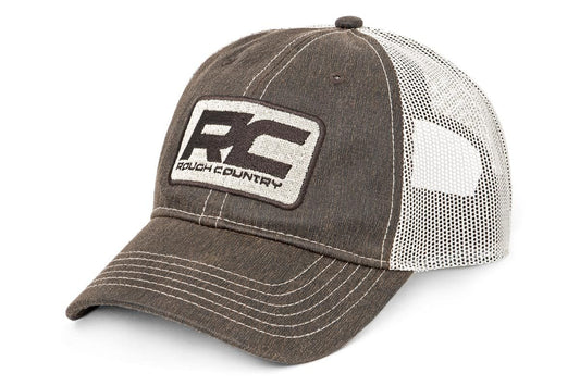 Rough Country Hat | Mesh | Brown Patch | Brown Rough Country