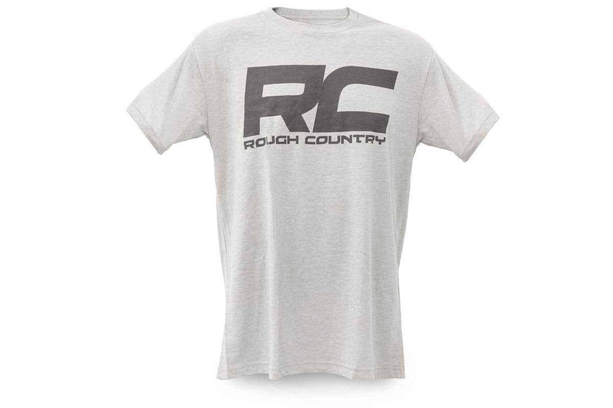 Rough Country T-Shirt | Logo | Grey | XL Rough Country