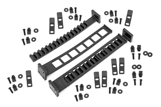 Rubber Molle Panel Clamp Kit | Universal | Up to 15" | 2-Clamp Sets Rough Country