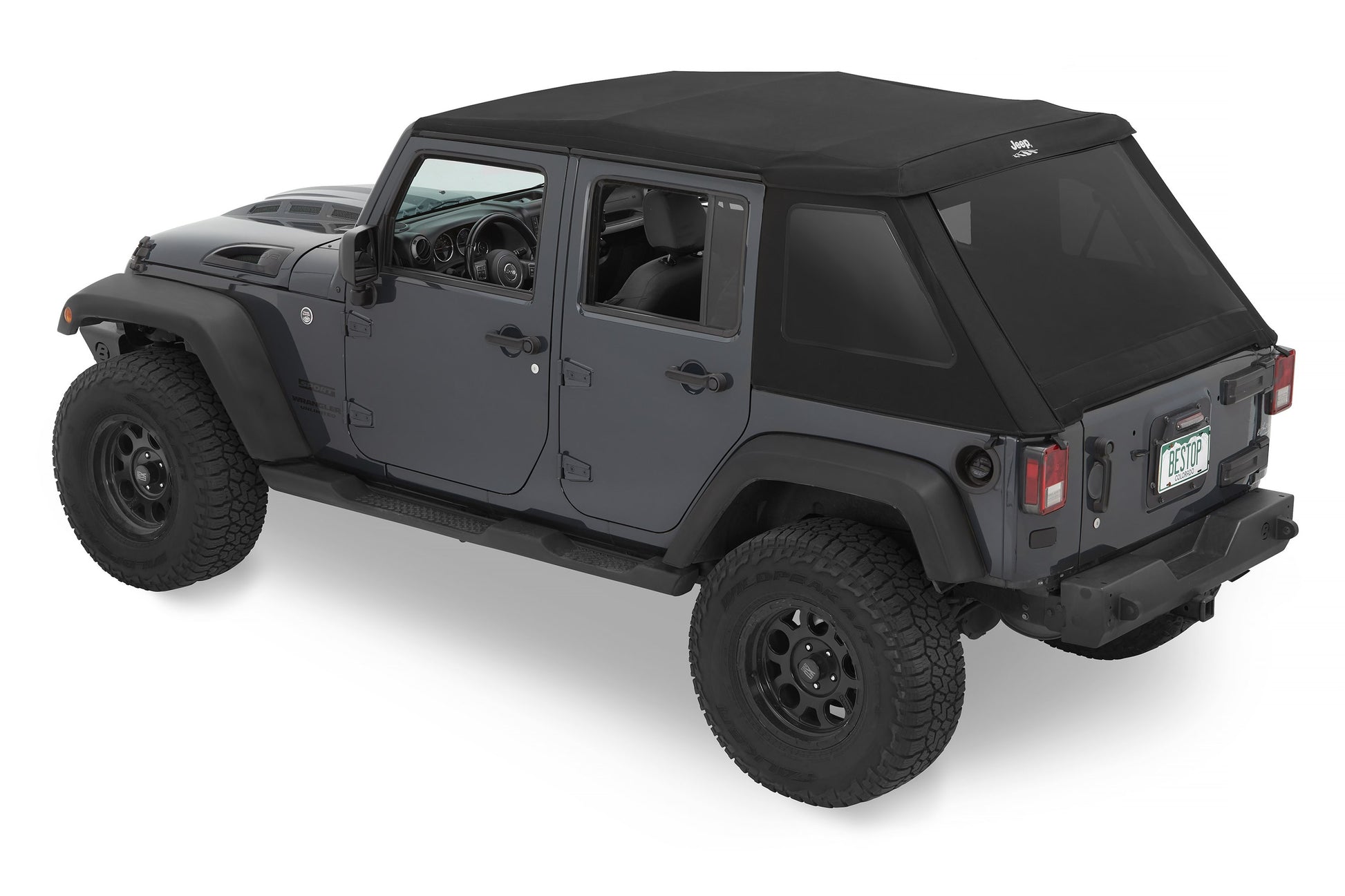 Jeep Trektop Glide - Jeep 07-18 Wrangler JK 4-Door Bestop