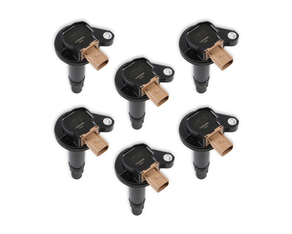 Direct Ignition Coil Kit Supercoil-2010-2016 Ford Ecoboost 3.5L V6- 6-Pack (3-Pin) Black Brand Supercoil Direct OEM Replacement ACCEL