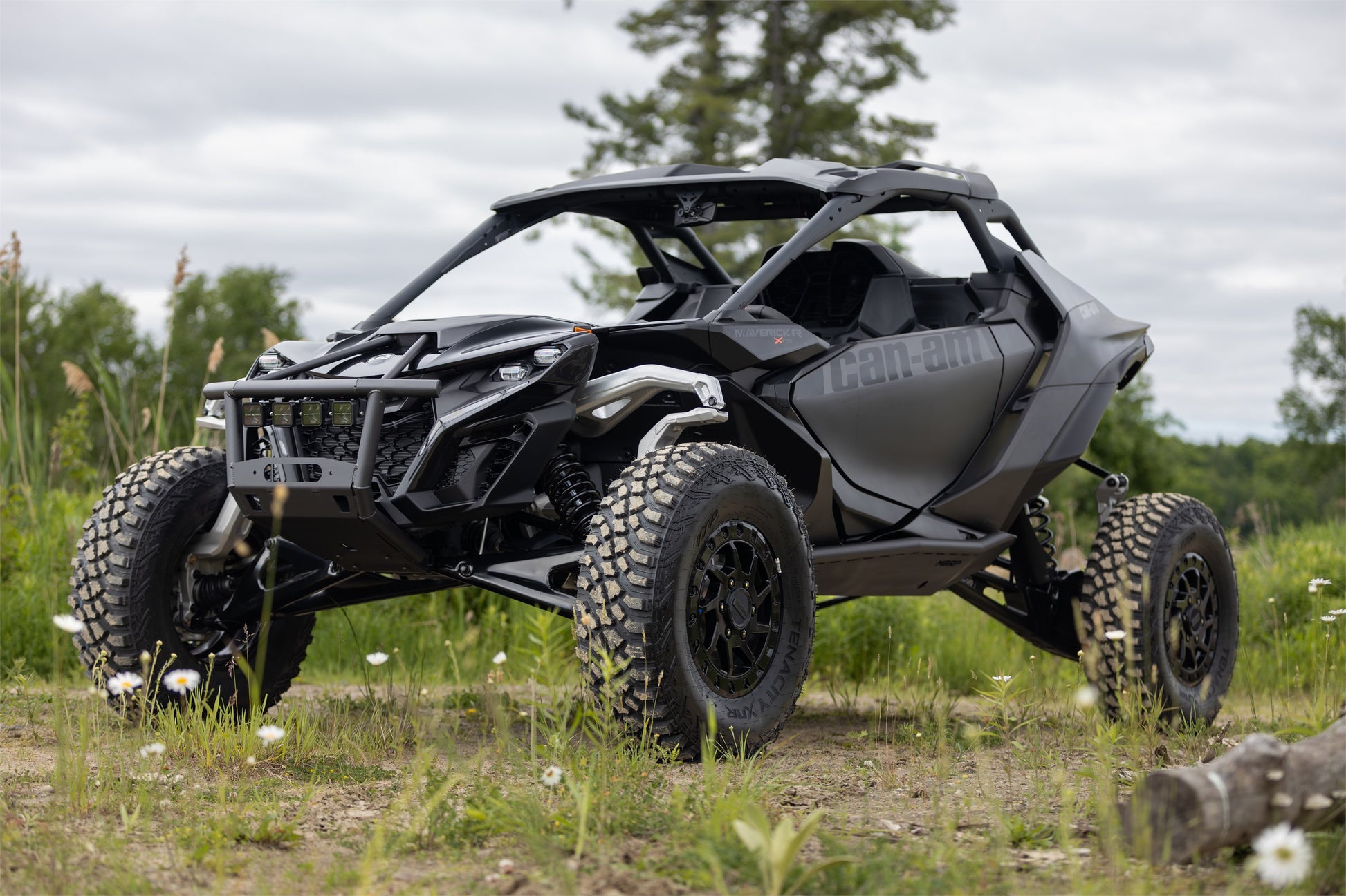 2024-Up Can-Am Maverick R Performance Series 3 Inch Single Slip-on Turbo Back Exhaust System MBRP-9