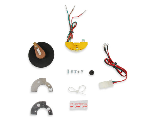Points Eliminator Kit For Ford Motorcraft Points Distributors Points Conversion Kit For 1957-74 With Ford Motorcraft V8 Single Point Distributors. Note: Not Designed To Work With Distributors Utilizing A Mechanical Tach Drive! ACCEL