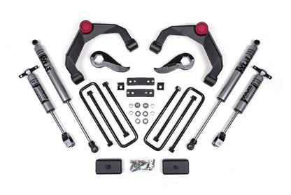 20-24 Silverado/Sierra 2500/3500 HD 3 Inch Adventure Series OE Key 84634344 With Overloads Fox Adventure Shocks Zone Offroad-3