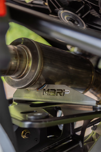 2024-Up Can-Am Maverick R Performance Series 3 Inch Single Slip-on Turbo Back Exhaust System MBRP-14