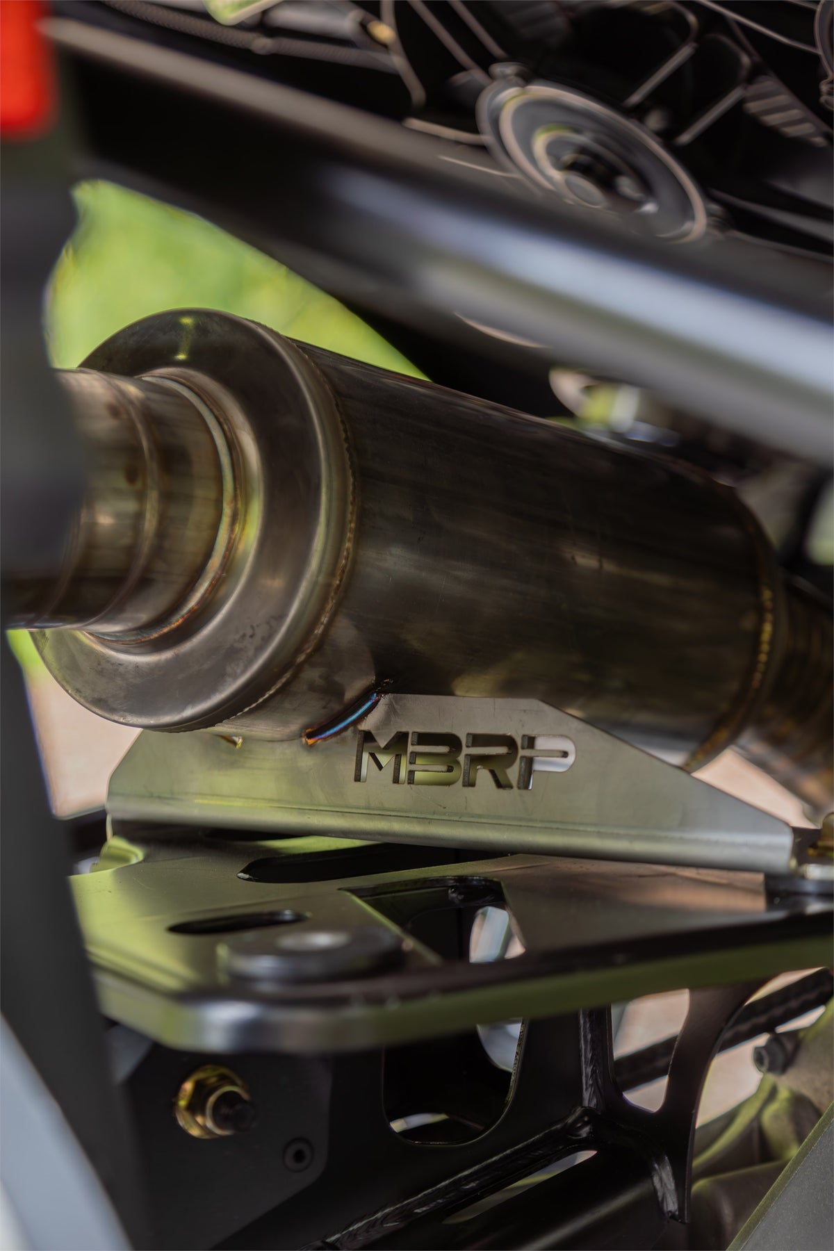 2024-Up Can-Am Maverick R Performance Series 3 Inch Single Slip-on Turbo Back Exhaust System MBRP-14