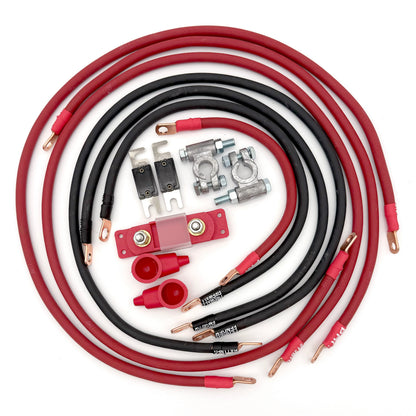 1999-2005 Jeep Grand Cherokee WJ Battery Cable Kit V8 2 Gauge Battery Cable Big7Kits-12