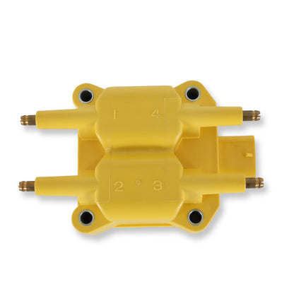 Supercoil Ignition Coil Fits 95-97 Chrysler/Dodge/Plymouth/Mitsubishi 4 Cylinder Dis (Round Pin Contacts) ACCEL-1