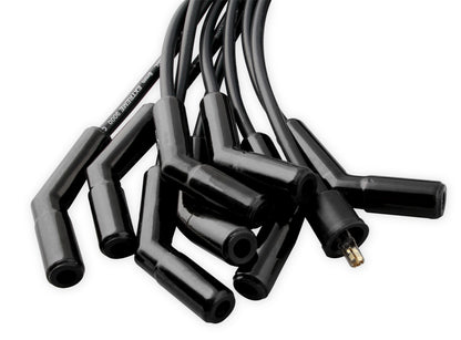Spark Plug Wire Set Universal 135 Deg Black Ceramic Boots 9002Ck, Spark Plug Wires, Pro Fit Ceramic, Spiral Core, 8Mm, Black, Set ACCEL-2
