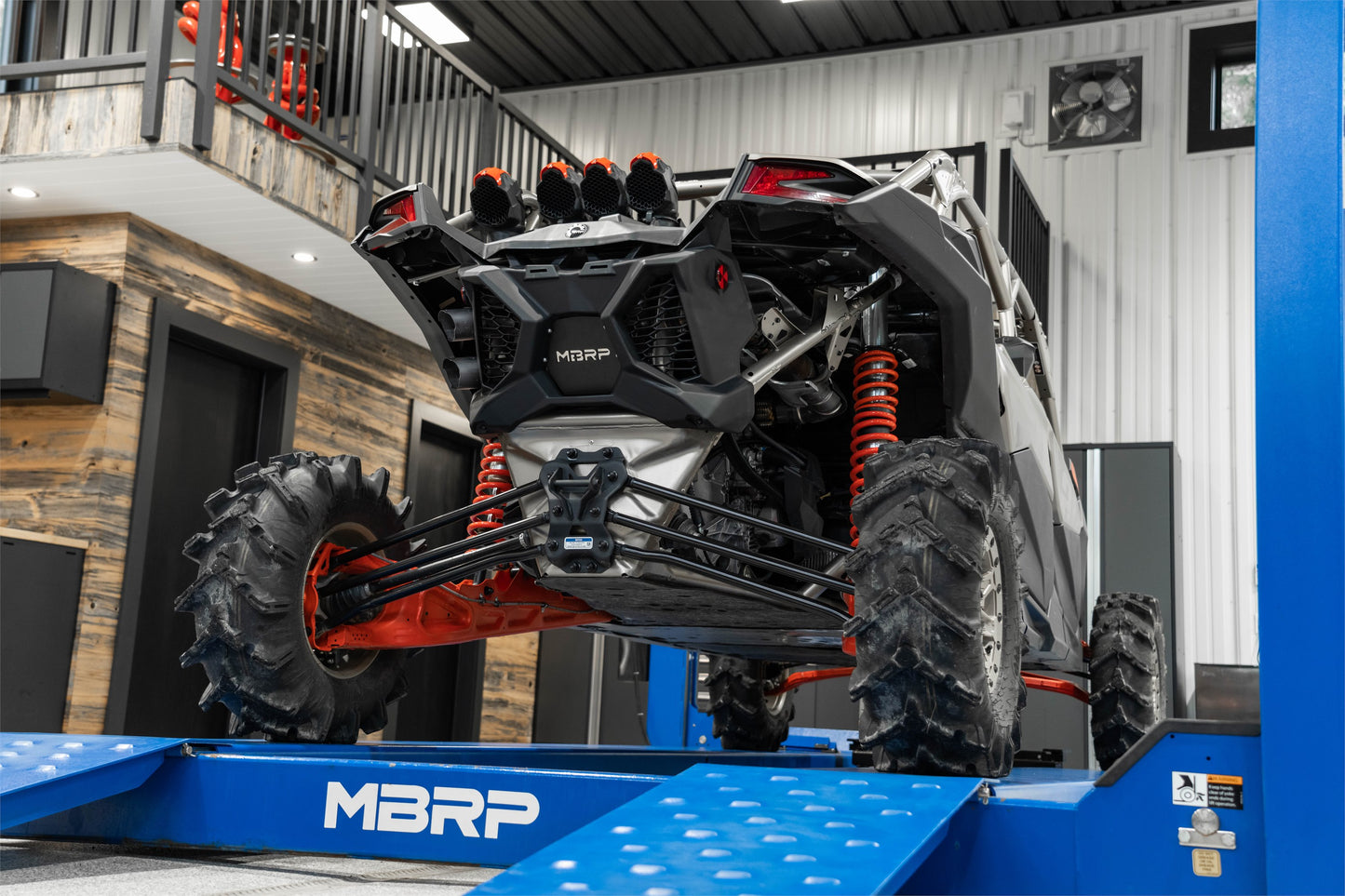 17-Up Can-Am Maverick Dual-Out Active Exhaust MBRP-5