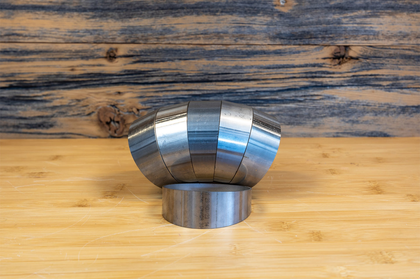 Universal T304 Stainless Steel 3.5 Inch Diameter 180 Degree Pie Cut Kit MBRP-4