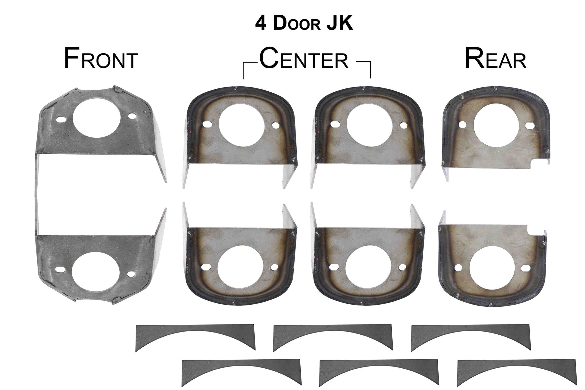 2007-2018 Jeep Wrangler Unlimited JKU Frame Body Mounts RB5057 Rust Buster Frameworks
