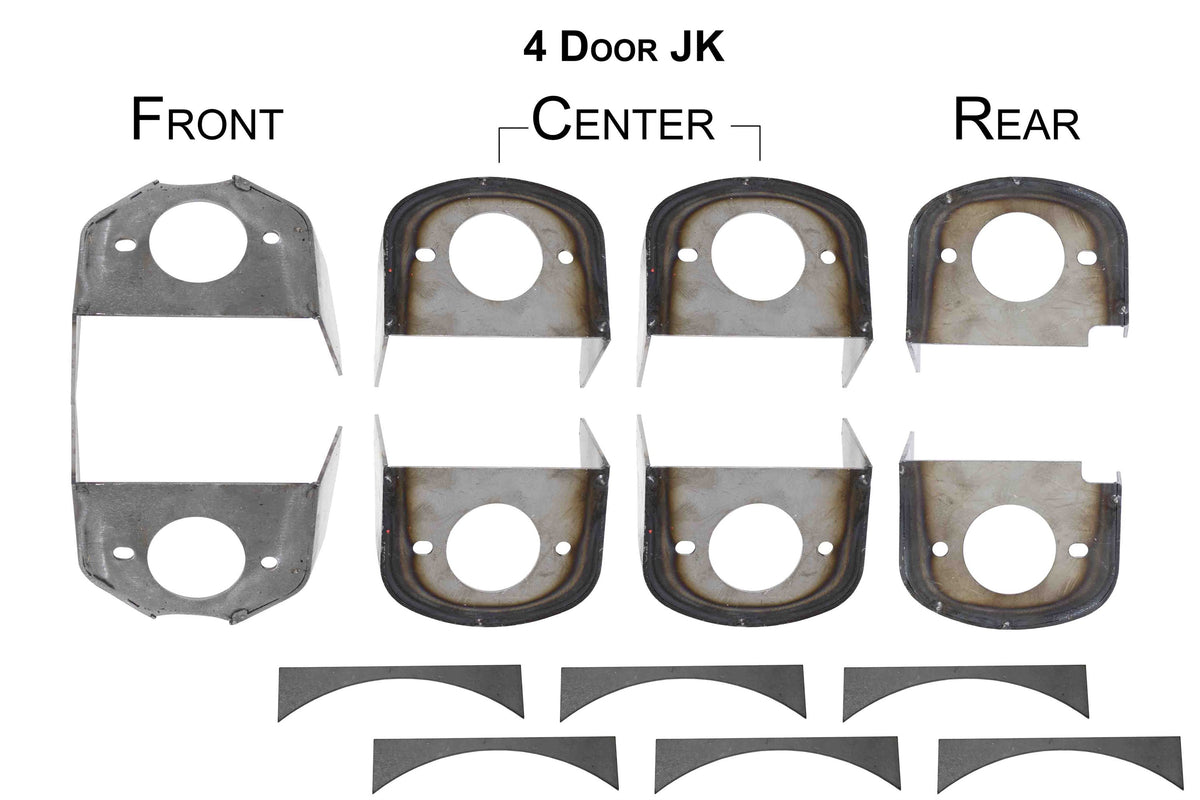 2007-2018 Jeep Wrangler Unlimited JKU Frame Body Mounts RB5057 Rust Buster Frameworks