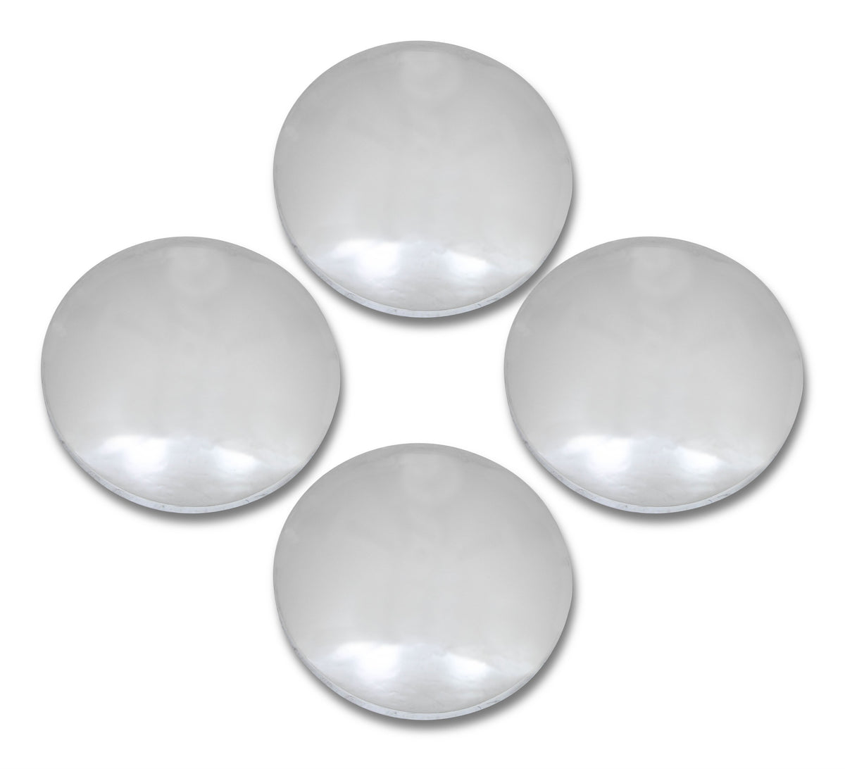 Baby Moon Hub Caps Chrome Fit Most GM and Ford with 14 Inch or 15 Inch Stock Wheels Mr Gasket