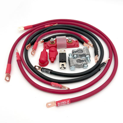 1990-1995 Toyota 4Runner Gen 2 Battery Cable Kit 3.0 Liter 1/0 Gauge Battery Cable Big7Kits-1