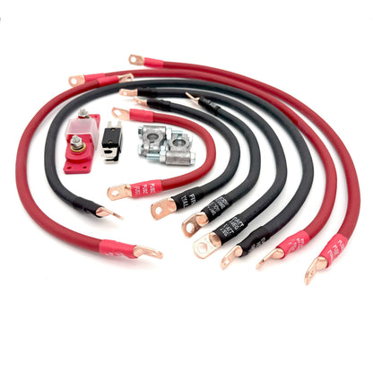 1974-1983 Jeep Cherokee Full Size SJ Battery Cable Kit V8 2 Gauge Battery Cable Big7Kits