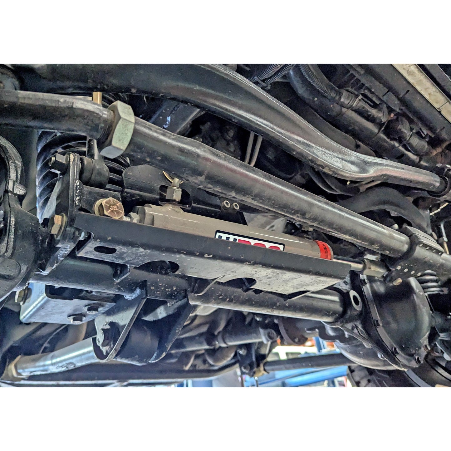 Currectlync Wrangler JK High Steer Kit For Ram Assist. Incl. Knuckles Drag Link Tie Rod Jeep JL/JT Trac Bar Trac Bar Reloc/Ram Mount Tie Rod Clamp RockJock 4x4-10