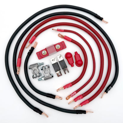 2010-2024 Toyota 4Runner Battery Cable Kit Gen 5 4.0 Liter 1/0 Gauge Battery Cable Big7Kits-1