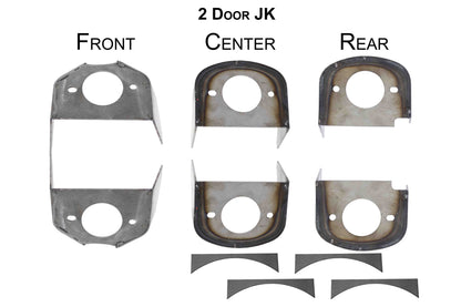 2007-2018 Jeep Wrangler JK Frame body Mounts RB5056 Rust Buster Frameworks