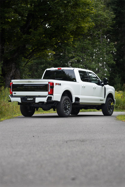 17-Up Ford F-250/350/450 6.7L 4 Inch Filter Back Single Side Dual Exit, Armor Plus T409 Stainless Steel, MBRP-8