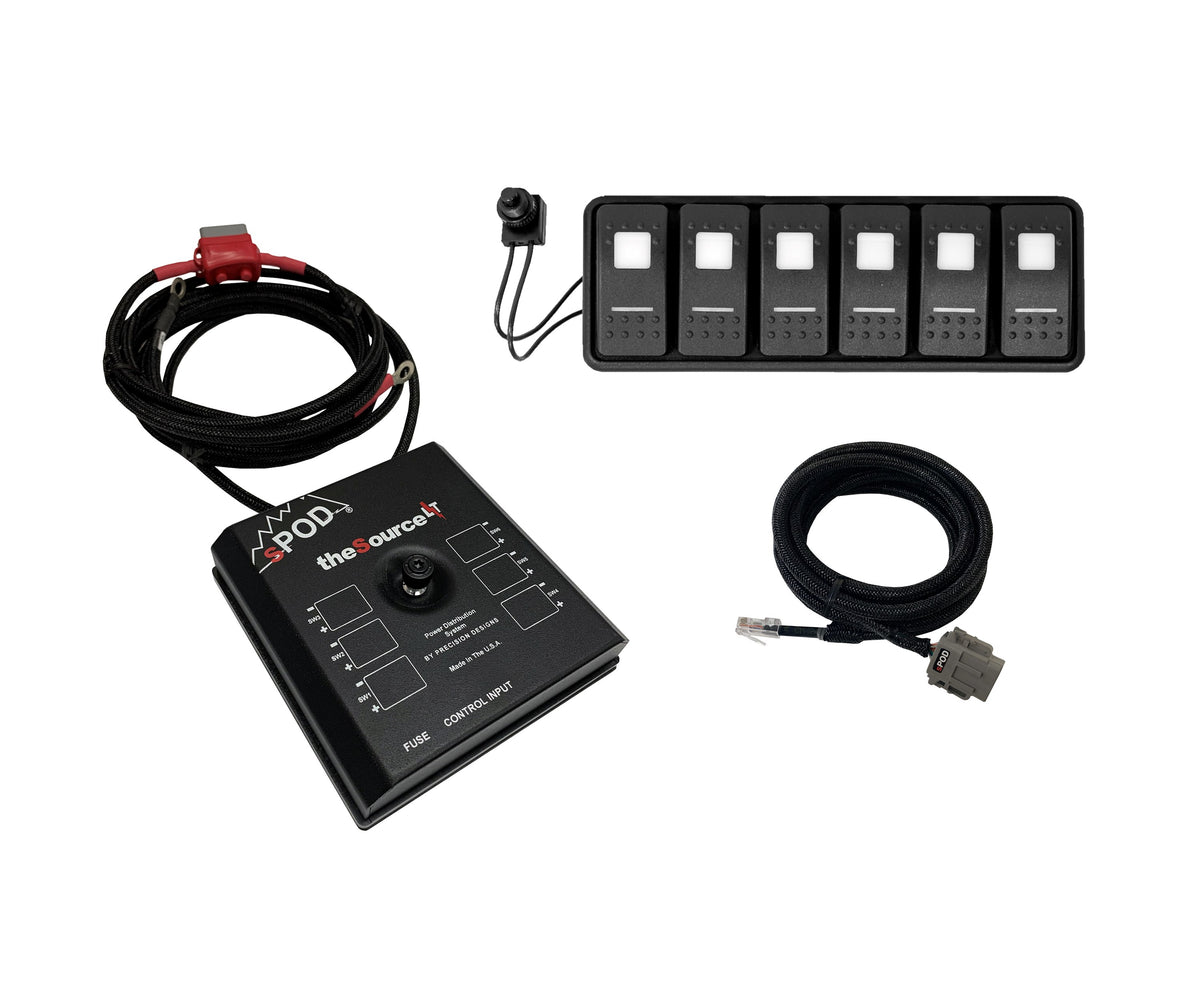 SourceLT Modular w/ Green LED for Uni with 84 Inch battery cables sPOD