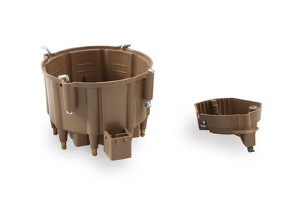 Distributor Cap & Rotor Kit Hei Style Tan 1972-1986 Various GM Clamp Down Cap ACCEL-12