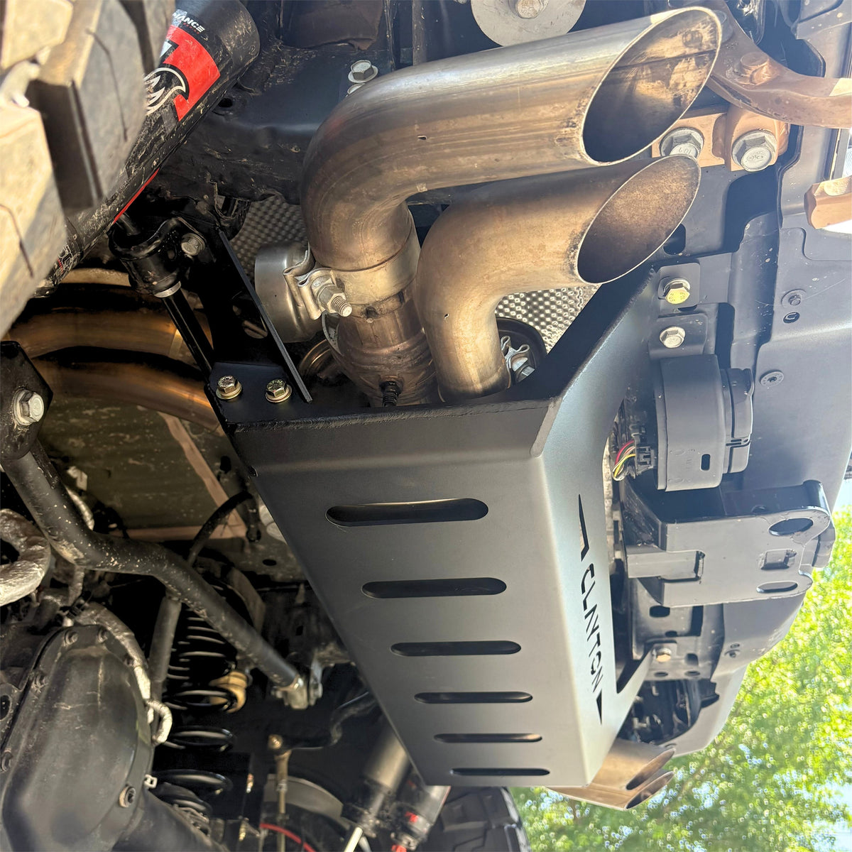 Jeep Wrangler JL 392 Muffler Skid Plate (21-Present, JL) Clayton Off Road-10