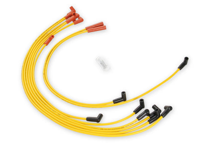 Spark Plug Wire Set- 8Mm- Super Stock- Graphite Core- Hei Style Boots- Yellow Sbc 5.0/5.7L 1978-1986 V8 Super Stock Spiral Core ACCEL-2