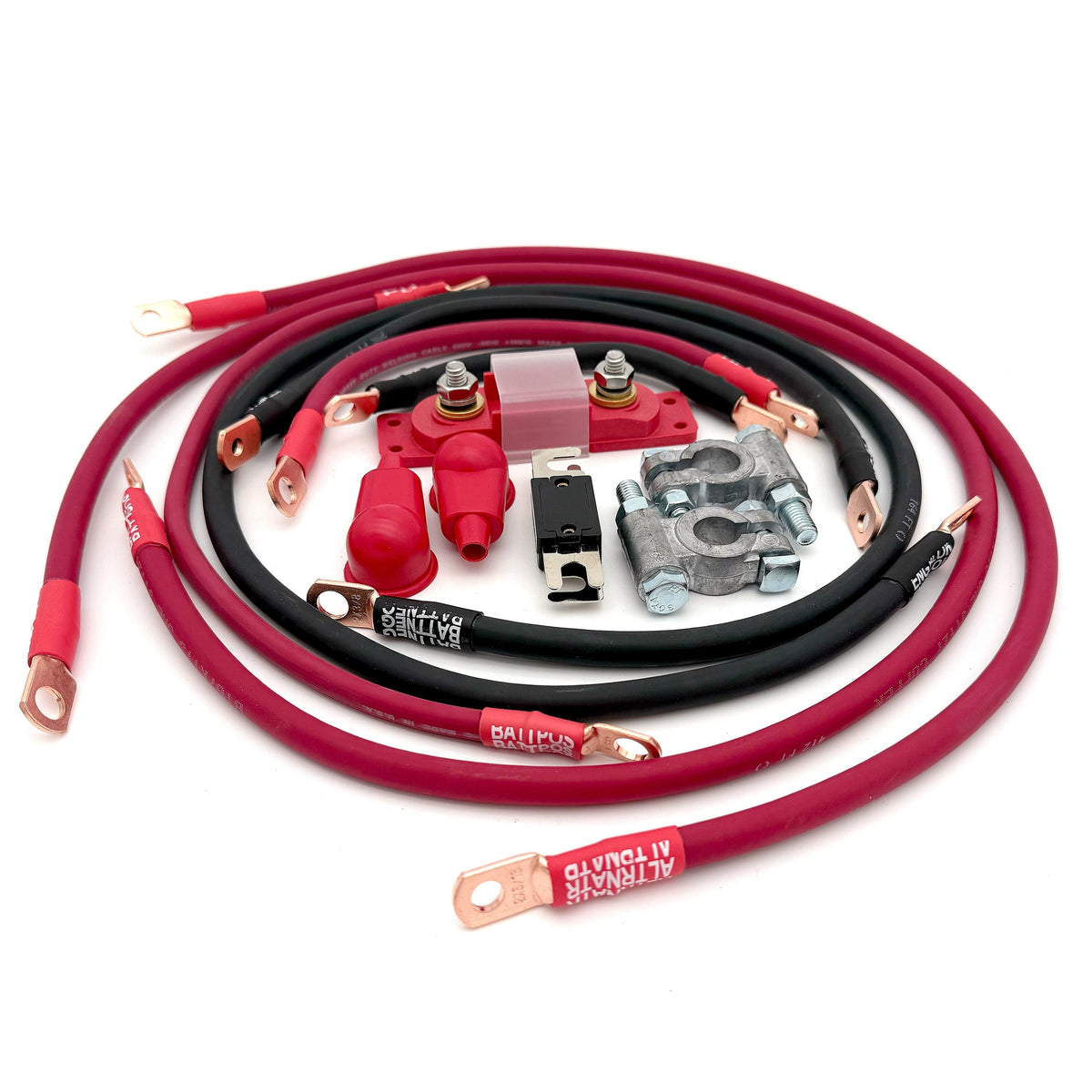 1990-1995 Toyota 4Runner Gen 2 Battery Cable Kit 3.0 Liter 1/0 Gauge Battery Cable Big7Kits-2
