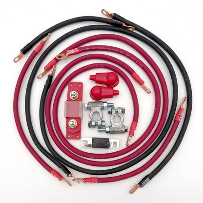 1993-1998 Jeep Grand Cherokee Battery Cable Kit ZJ 5.2-5.9 Liter 4 Gauge Battery Cable Big7Kits-13