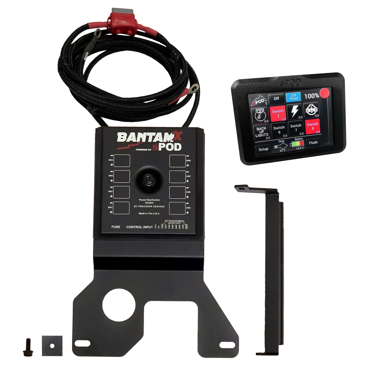 BantamX Touchscreen for Jeep JL V8 sPOD-4