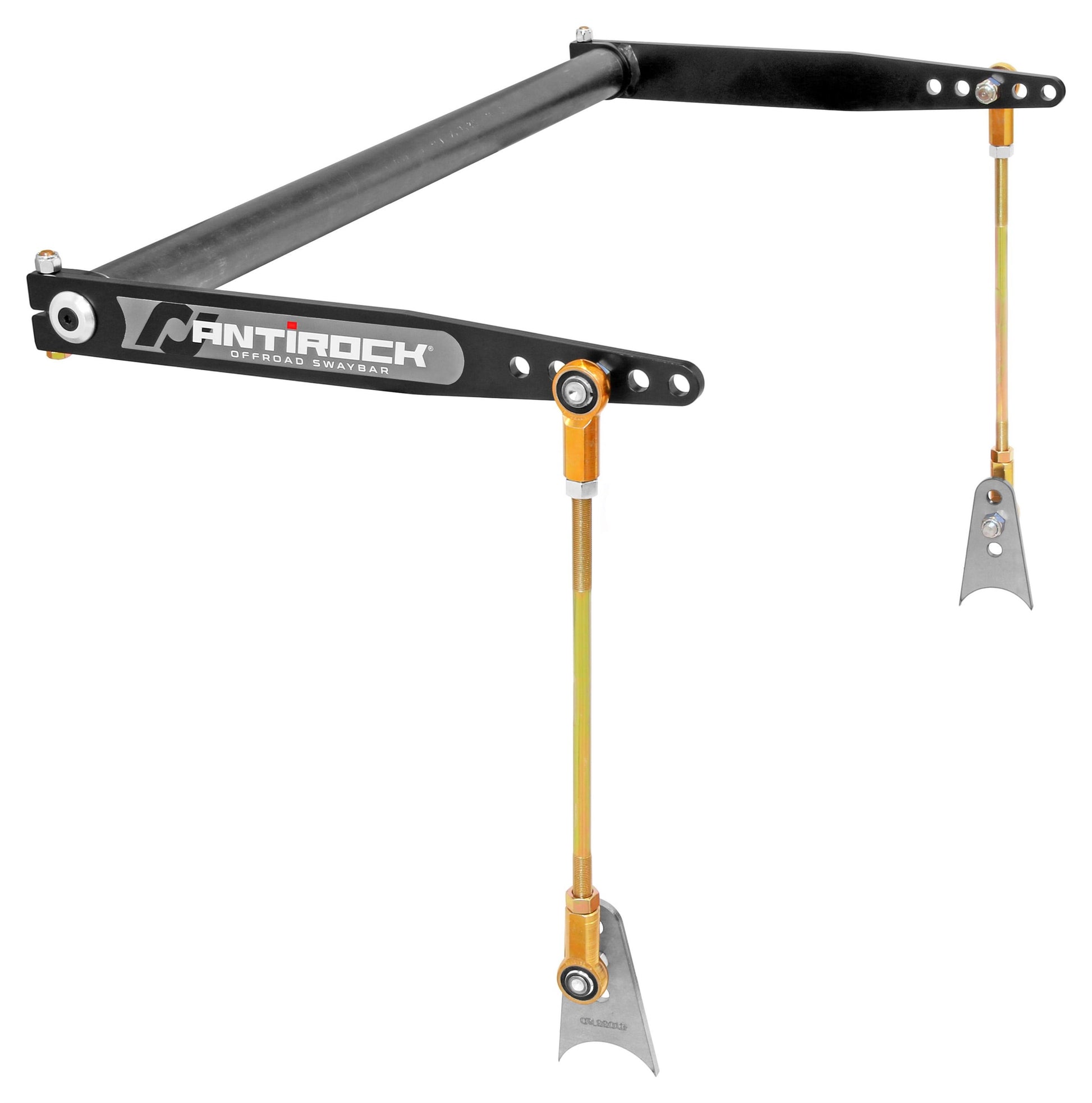 Antirock Sway Bar Kit Universal 36 Inch x .1 Inch Bar 18 Inch Steel Arms RockJock 4x4