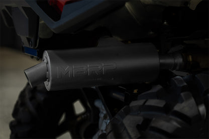 Slip-On Combination W/Sport Muffler For 01-Up Polaris Sportsman MBRP-2
