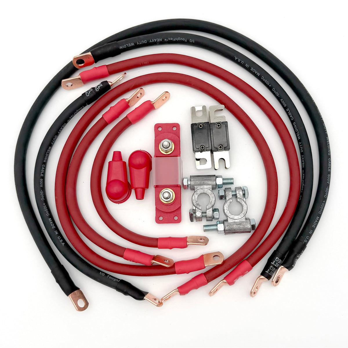 1997-1999 Jeep Wrangler TJ / LJ Battery Cable Kit 4.0 Liter 2 Gauge Battery Cable Big7Kits
