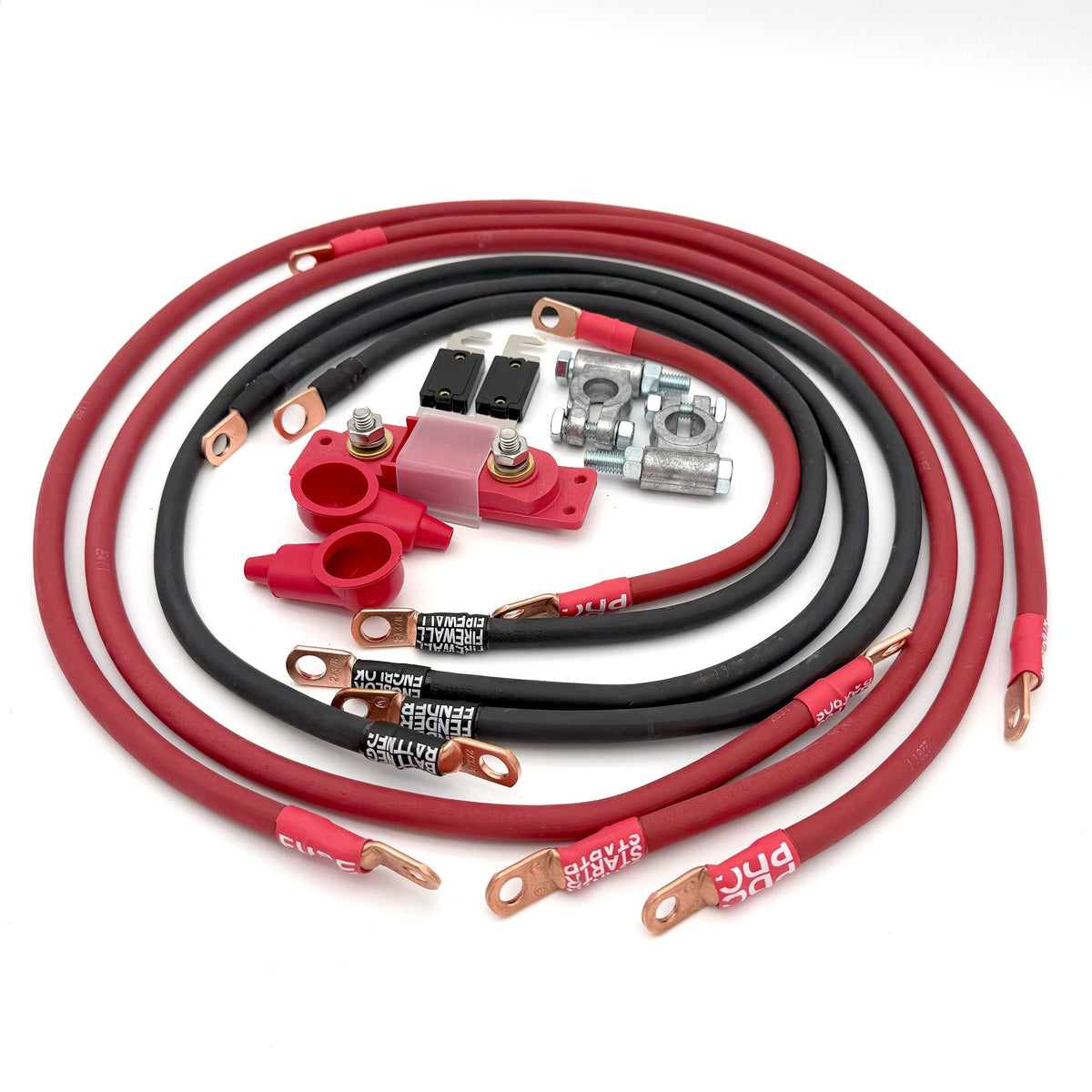 1999-2005 Jeep Grand Cherokee WJ Battery Cable Kit V8 1/0 Gauge Battery Cable Big7Kits-13