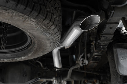 2022-Up Nissan Frontier 3.8L Turn Down Aluminized Steel 2.5 Inch Cat-Back 3 Inch Single High Clearance Rear Exit Armor Lite Series MBRP-5