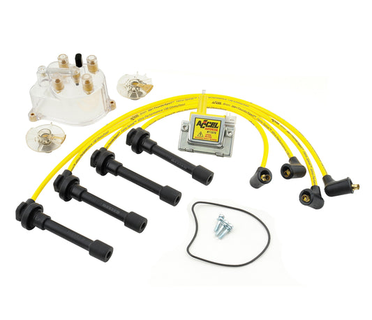Ignition Tune Up Kit Includes Cap, Rotor, Coil, And Wires Set For Early Honda V Tec Engines ACCEL
