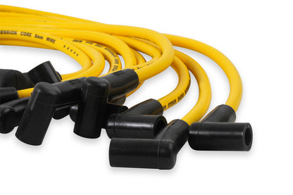 Spark Plug Wire Set- 8Mm-Custom With Graphite Core-Hei Stock Style Boots- Yellow Ford 1983-1996 V8 Efi- Super Stock, Spiral Core ACCEL-3