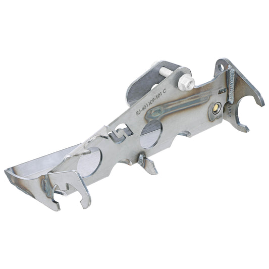 Currectlync Wrangler JK High Steer Front Trac Bar Relocation And Ram Assist Steering Mount Axle Bracket RockJock 4x4-1