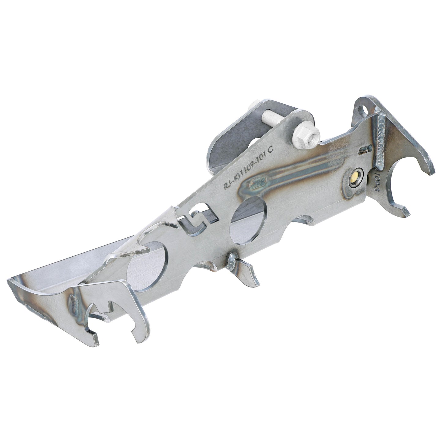 Currectlync Wrangler JK High Steer Front Trac Bar Relocation And Ram Assist Steering Mount Axle Bracket RockJock 4x4-1