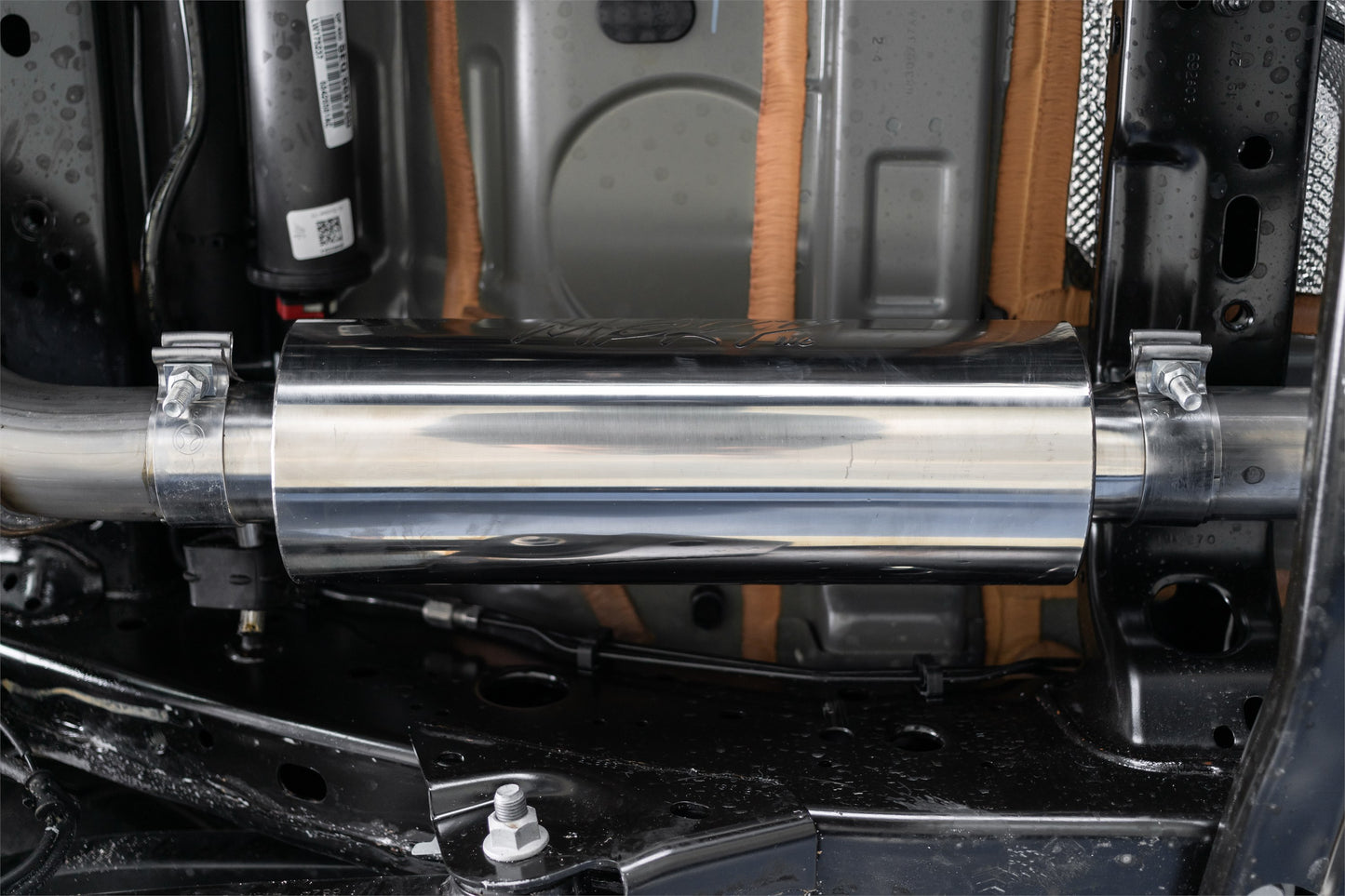Jeep Cat Back Exhaust System Single Rear Exit Armor Lite Series For 18-Up Wrangler JL 2/4 Door 2.0L, 3.6L MBRP-5