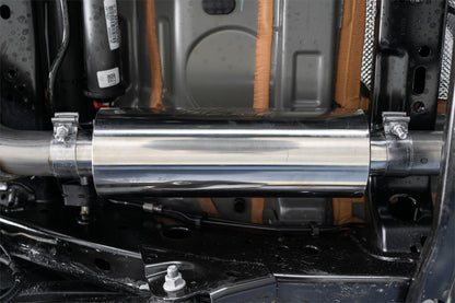 Jeep Cat Back Exhaust System Single Rear Exit Armor Lite Series For 18-Up Wrangler JL 2/4 Door 2.0L, 3.6L MBRP-5