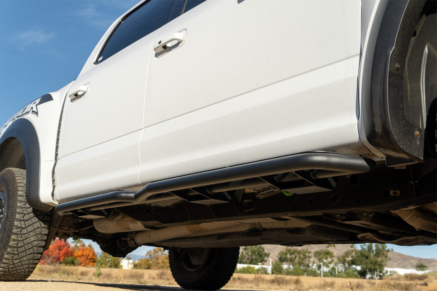 2015 2024 Ford F 150 OE Plus Side Steps DV8 Offroad-12