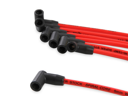 Spark Plug Wire Set Super Stock Spiral Core 8MM Jeep L6 Red These 8MM Custom Fit Super Stock Spiral Core Spark Plug Wires Fit Select Jeep L6 Applications ACCEL-3