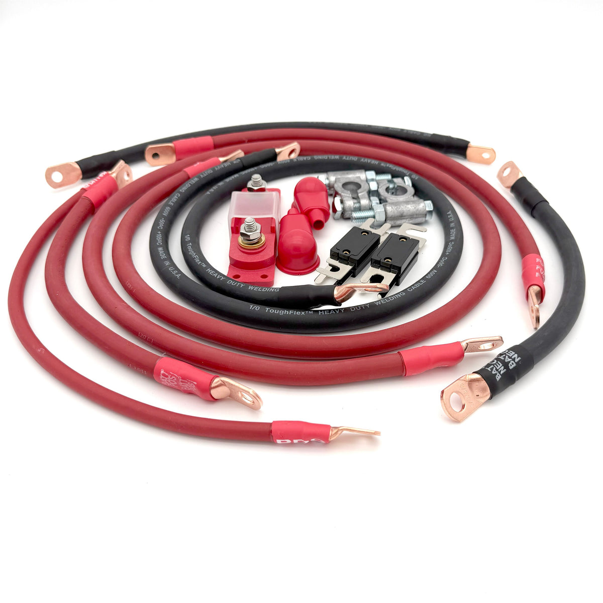 1996-1999 Toyota 4Runner Battery Cable Kit Gen 3 3.4 Liter 2 Gauge Battery Cable Big7Kits-12