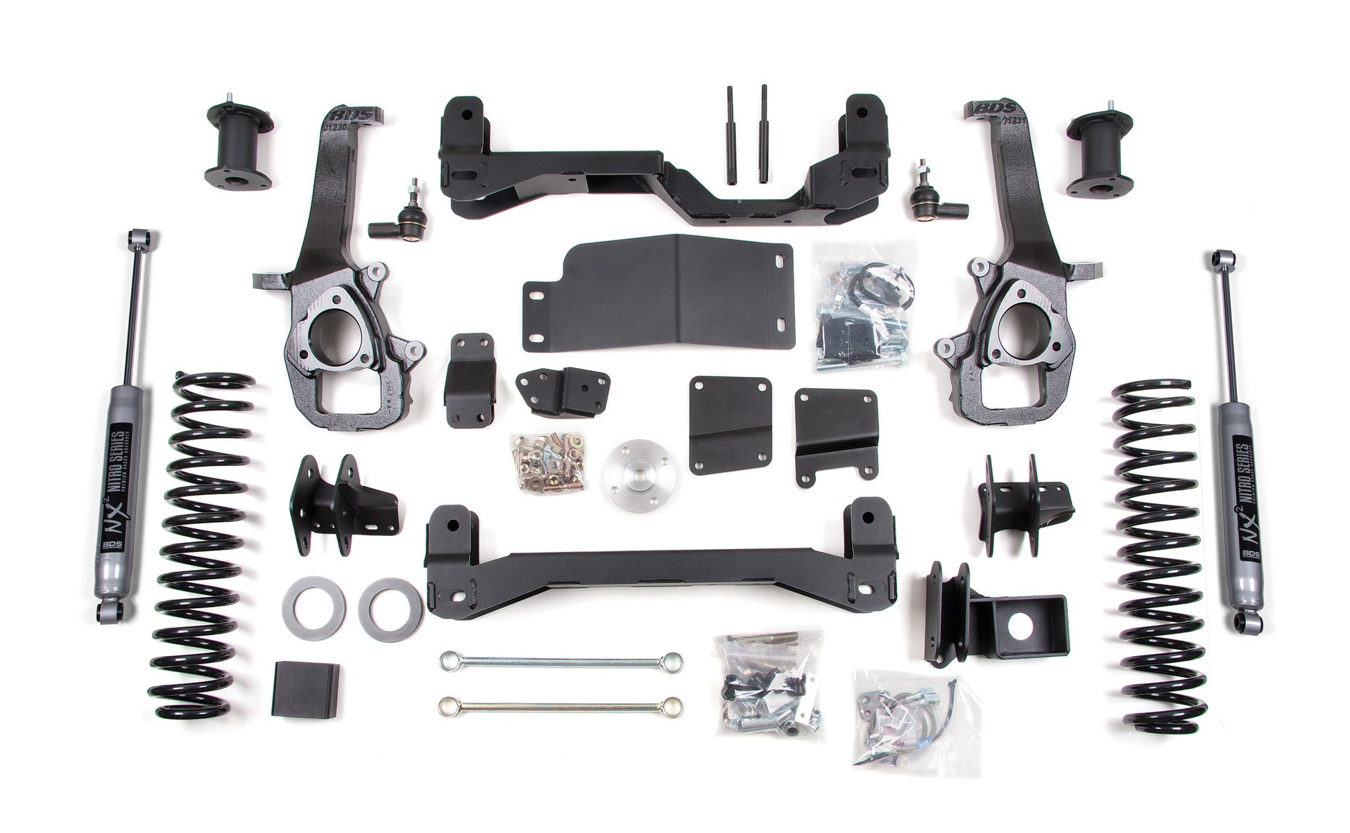 6 Inch Lift Kit Dodge Ram 1500 09-11 4WD 5 Inch Coil Springs BDS Suspension