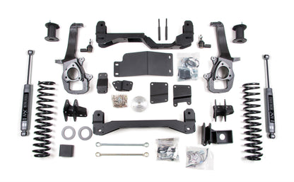 6 Inch Lift Kit Dodge Ram 1500 09-11 4WD 5 Inch Coil Springs BDS Suspension