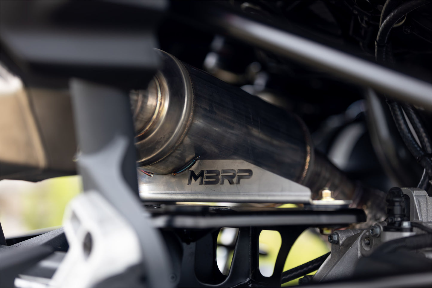 2024-Up Can-Am Maverick R Performance Series 3 Inch Single Slip-on Turbo Back Exhaust System MBRP-6