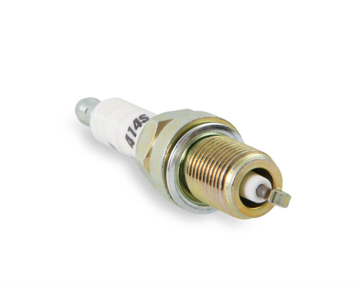 HP Copper Spark Plug Shorty 14MM Thread, .750 In Reach Heat Range 4 Gasket (Flat) Seat 4-Pack ACCEL-2